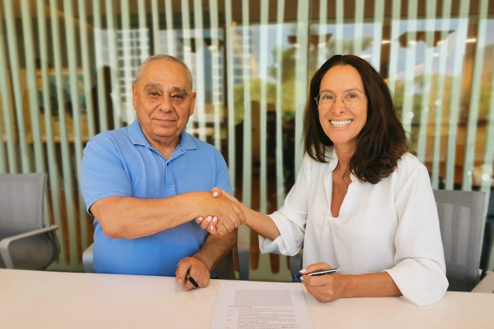 דניאלה פז ארז ואהרון בר דב // צילום: פז כלכלה והנדסה