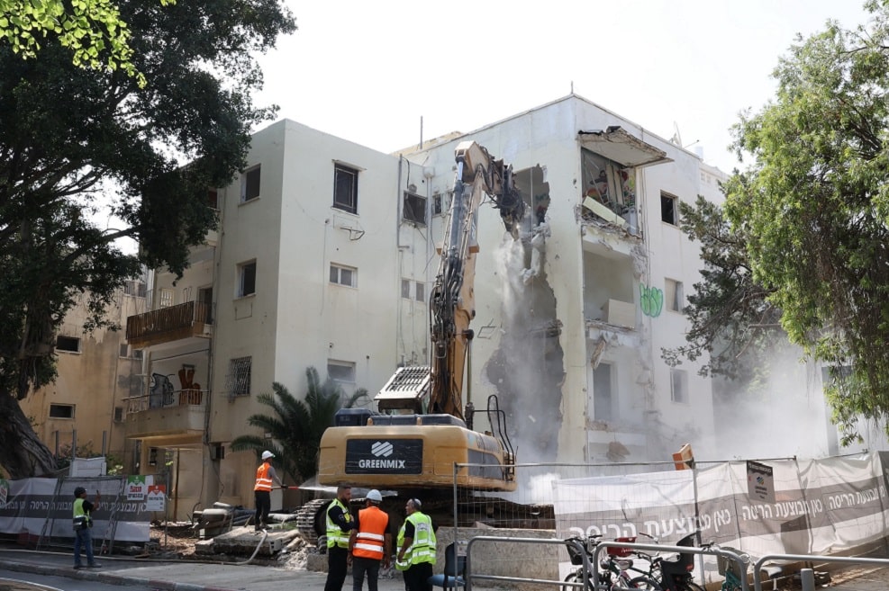 הריסה יהודה המכבי 1 // צילום: איציק בירן