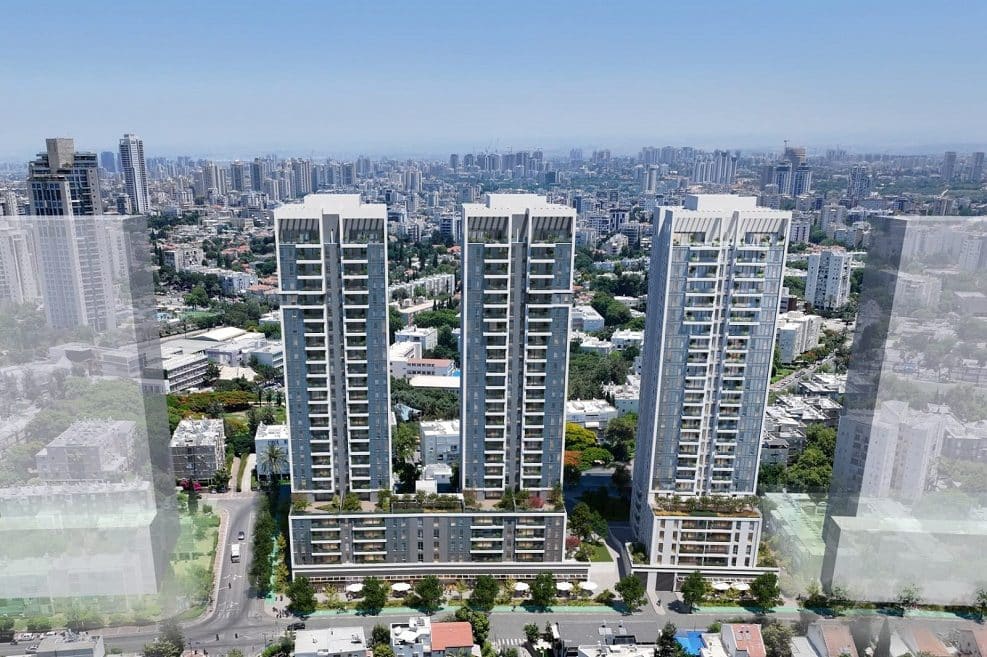 מתחם ג ההסתדרות- אביב ייזום // הדמיה: אלכס לובימוב