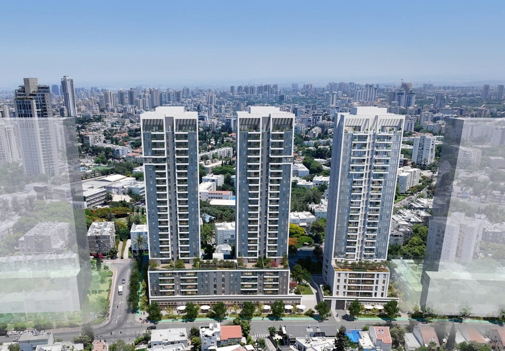 מתחם ג ההסתדרות- אביב ייזום // הדמיה: אלכס לובימוב