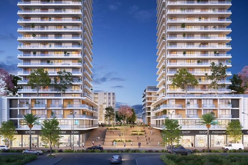 מתחם רמבם דן נדלן, קבוצת פרקש ורוטשטיין // הדמיה: evolve media
