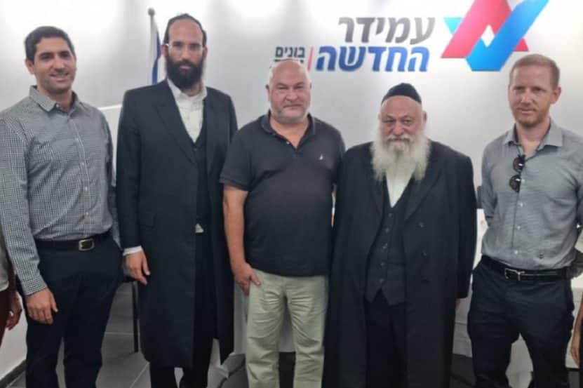 ביקור שר הבינוי והשיכון בעמיר // צילום: דוברות עמידר