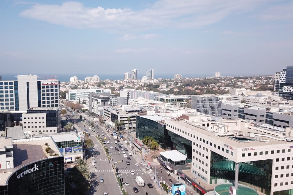אזור התעסוקה בהרצליה // צילום: דוברות עיריית הרצליה