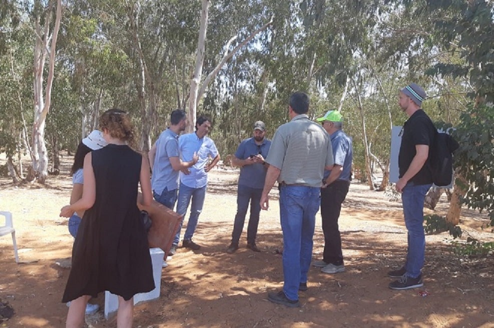 ביקור חברי הוועדה הגיאוגרפית בכפר סבא // צילום: עיריית כפר סבא
