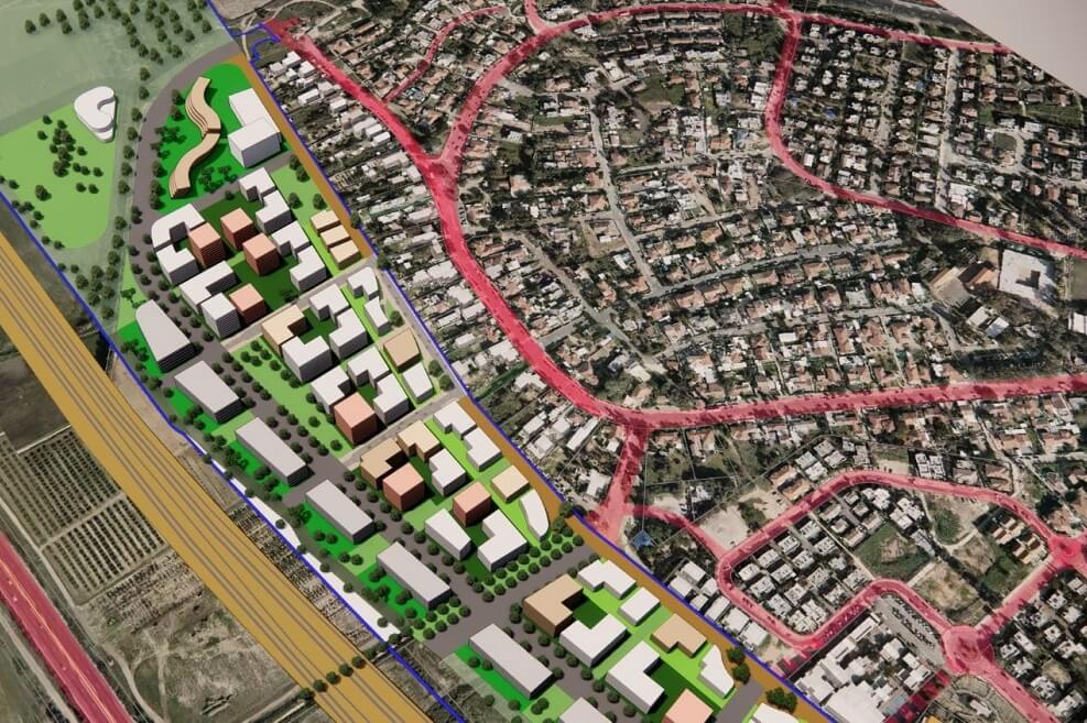 תכנית בנימינה צפון מערב // הדמיה: פרחי צפריר אדריכלים
