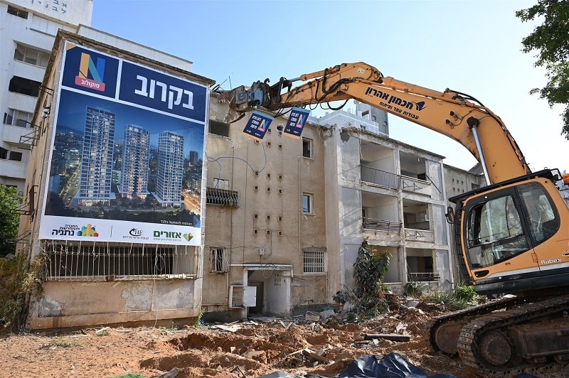 פינוי בינוי בסוקולוב // צילום: רן אליהו