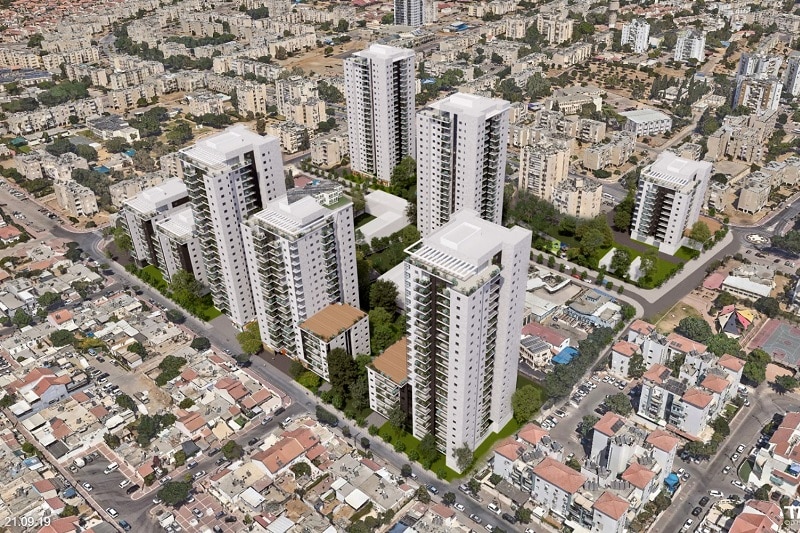 תוכנית עולי הגרדום באשקלון // הדמיה: מבטים הדמיות אדריכליות