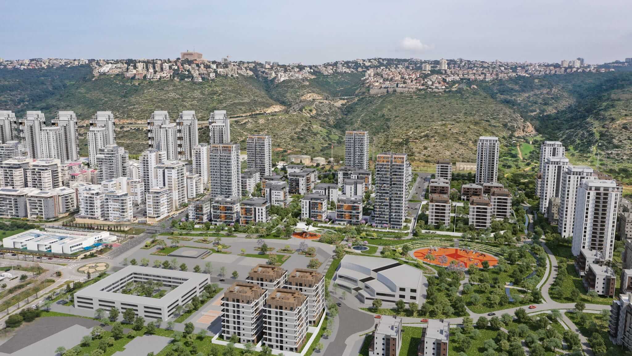 שכונת המבואות הדרומיים בחיפה // צילום: שורץ בסנוסוף אדריכלים