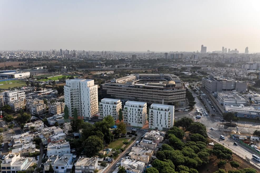 רחוב בורמה בת"א // הדמייה: Ntrace