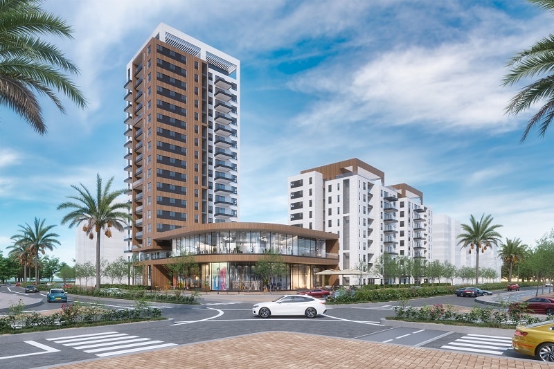 פרויקט צרפתי בשדרה של קבוצת רמי צרפתי בנתיבות // הדמיה: סנאפשוט