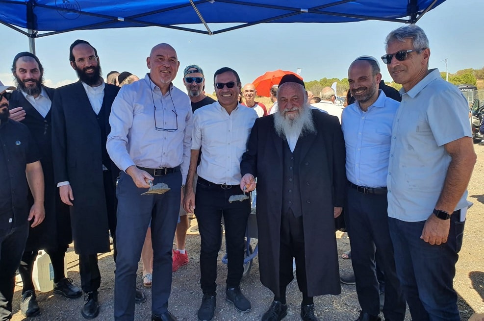 טקס בנייתו של רובע החדש בקצרין // צילום: יח"צ מ.מ קצרין