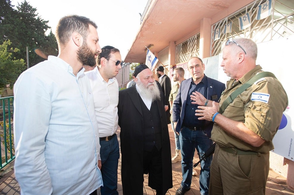 שר הבינוי והשיכון במהלך סיור בערי הצפון בתחילת השבוע // דוברות השר