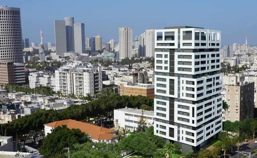 רחוב המאבק בגבעתיים // הדמיה: חב' קרסו