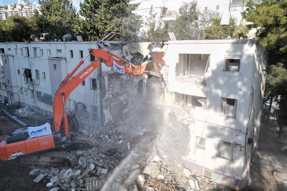 הריסה בשכונת רמז בחיפה // צילום: יח"צ