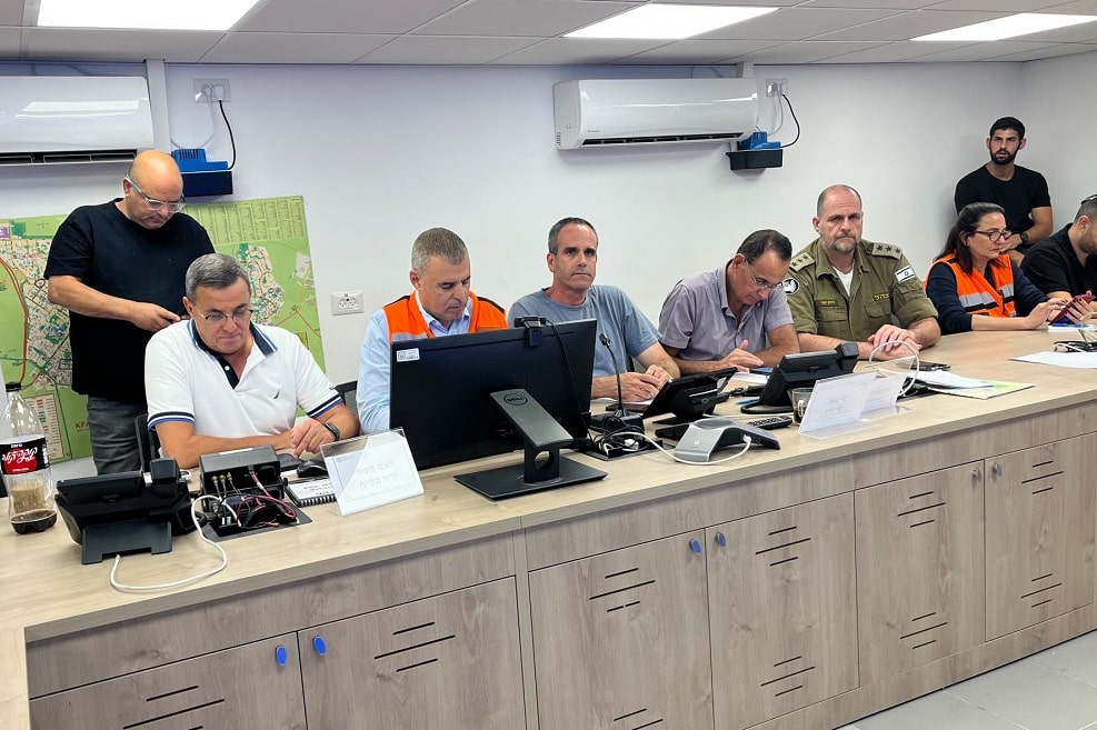 הערכת מצב ביטחונית עיריית כפר סבא // באדיבות העירייה