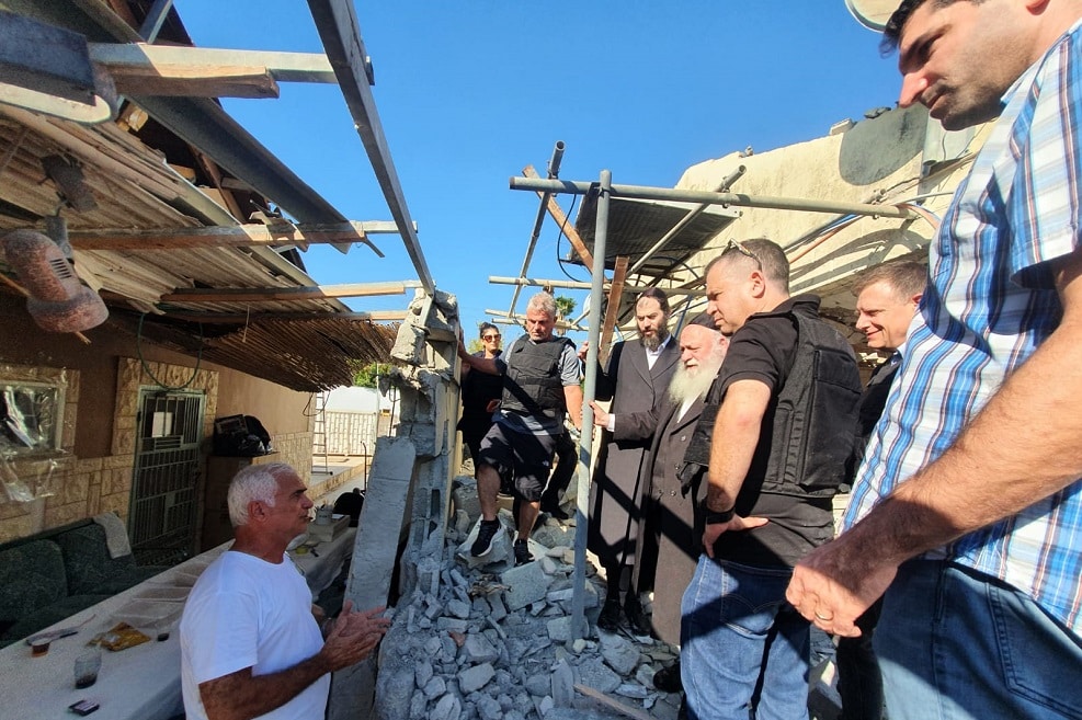 ביקור שר הבינוי והשיכון באשקלון // צילום: דוברות שר הבינוי והשיכון