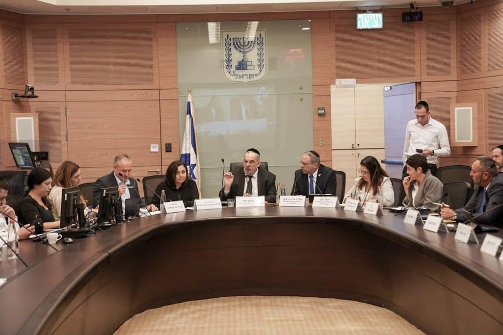 מתוך דיוני ועדת הפנים על ענף הנדל"ן // הדמיה: דוברות הכנסת, דני שם טוב
