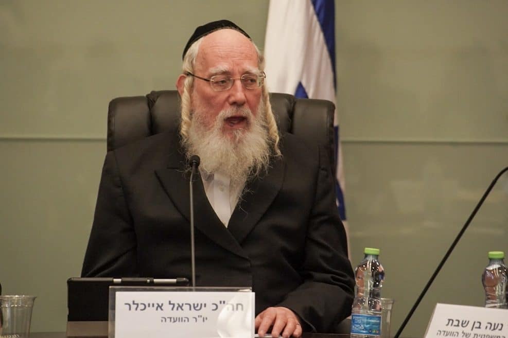 ח"כ ישראל אייכלר // צילום: דוברות הכנסת, דני שם טוב