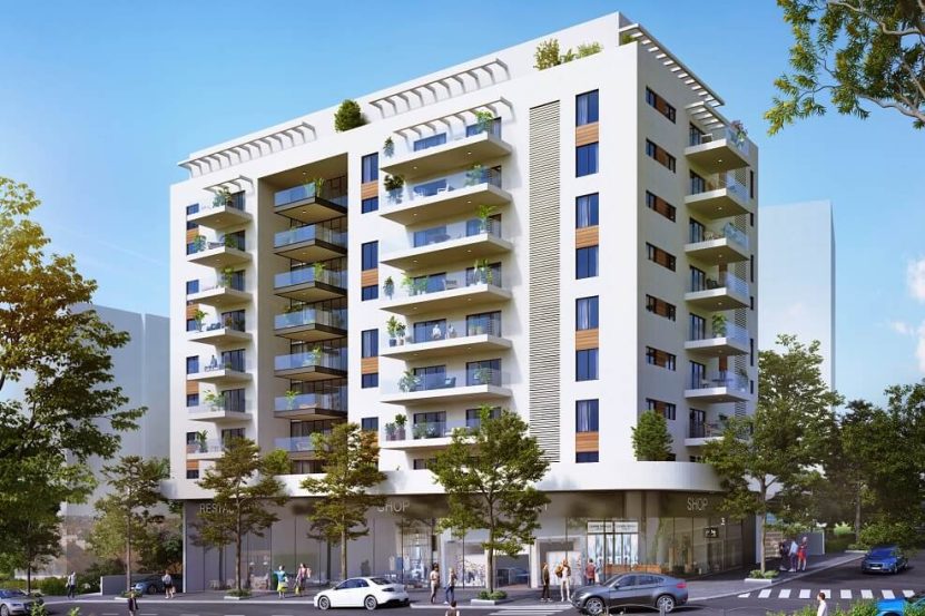פרויקט הרב קוק בנתניה של חברת רותם שני // הדמיה באדיבות חברת רותם שני