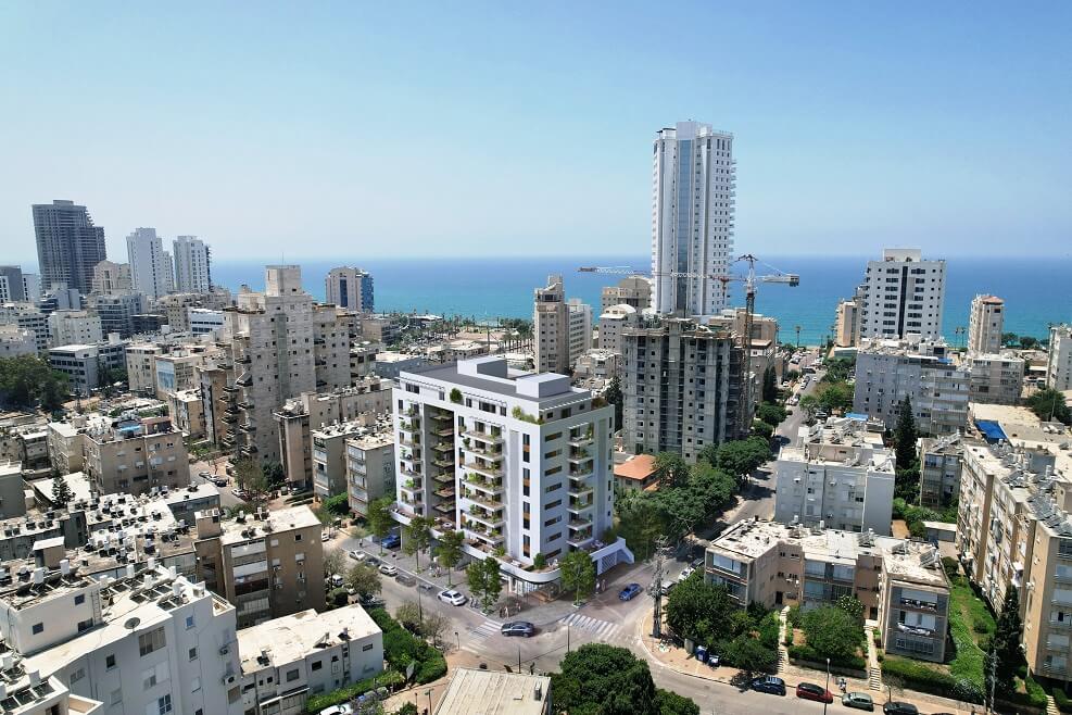 פרויקט הרב קוק בנתניה של חברת רותם שני // הדמיה: סטודיו קראפט