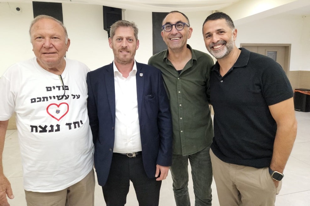 נדב אבוקסיס ישראל קטורזה דובי ויסנשטרן וארנון פרשקובסקי // צילום: באדיבות פרשקובסקי
