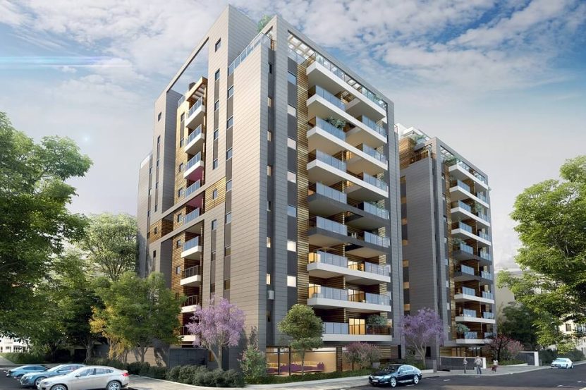 פרויקט קטה גרופ ברחוב צה"ל בפתח תקווה // הדמיה: סטודיו הקוביה
