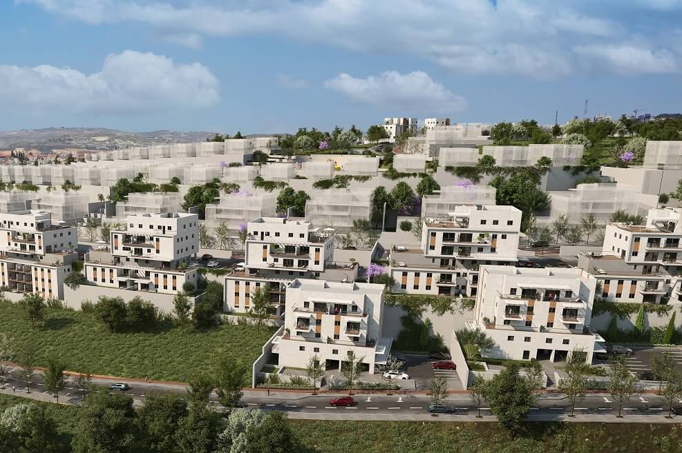 רמת אדרת באריאל // הדמיה: Olin
