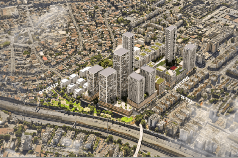 מתחם חלמית בבת ים // הדמיה: HQ architects