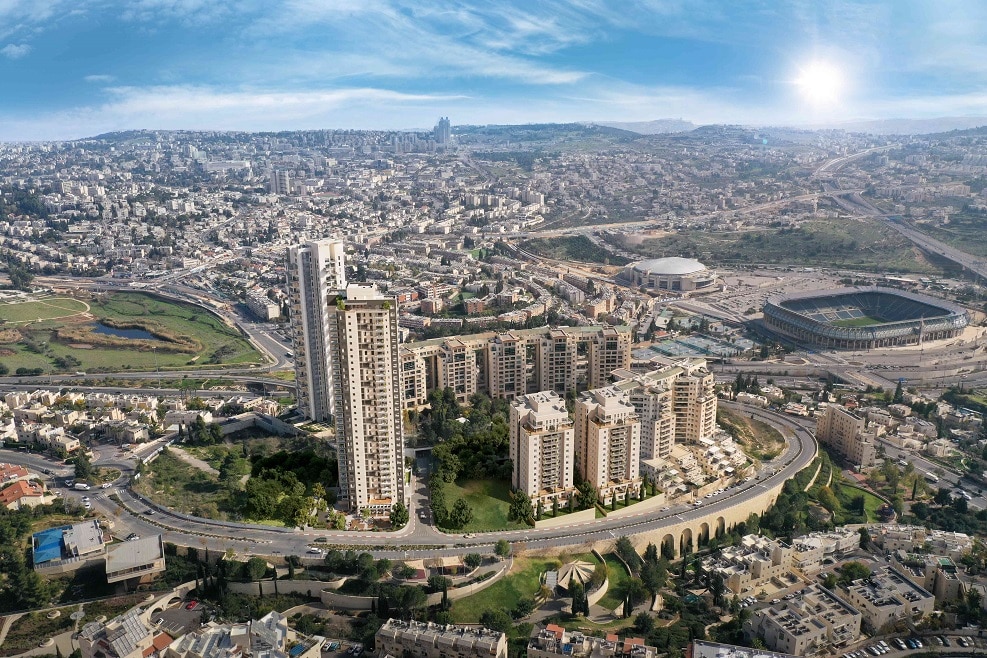 פרויקט הולילנד בירושלים של חברת קרדן נדל"ן // הדמיה: סטודיו ימית הפקות