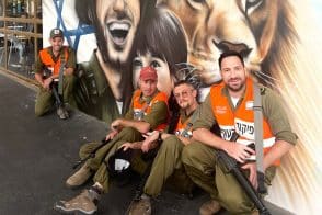 לוחמי הגדוד בפעילות בעיר חיפה // יחצ