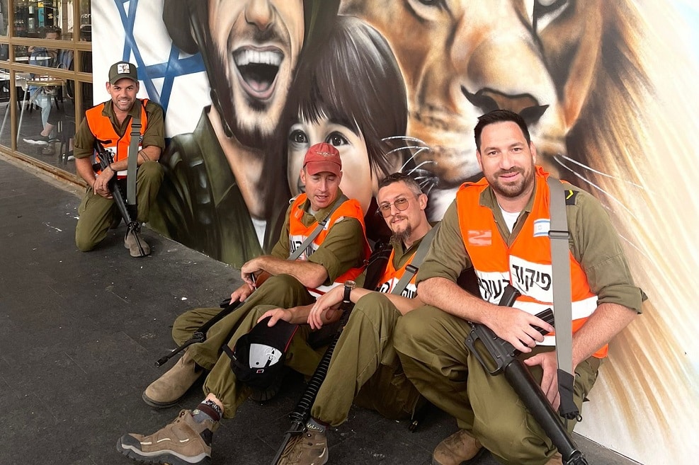לוחמי הגדוד בפעילות בעיר חיפה // יחצ