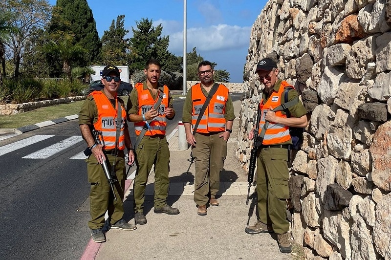 לוחמי הגדוד בפעילות בעיר חיפה // יחצ