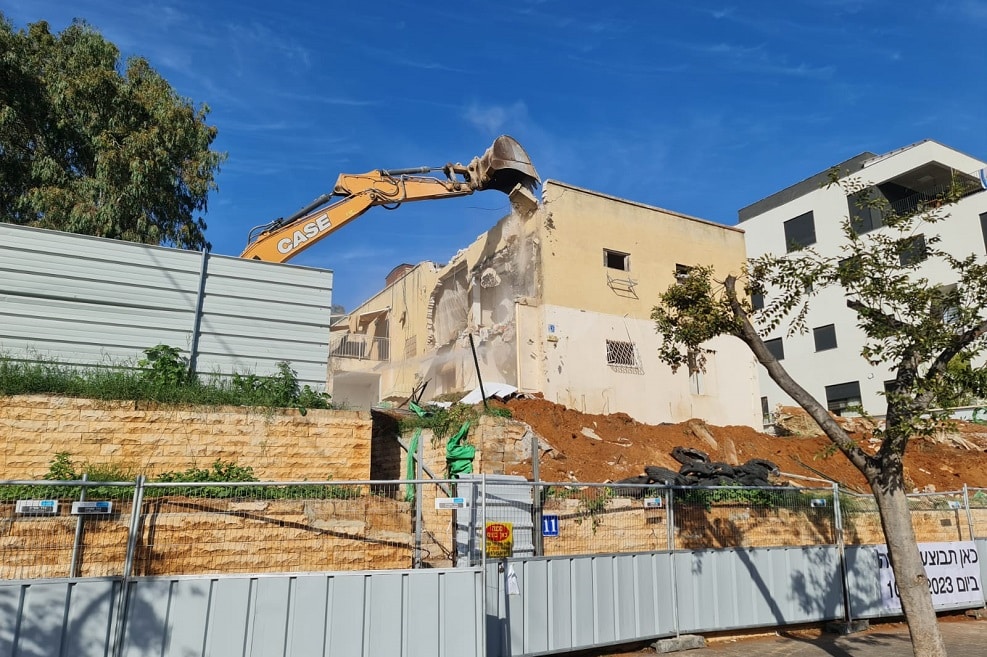 אירוע הריסה פרויקט עולי הגרדום 11 // צילום: קרן נדלן