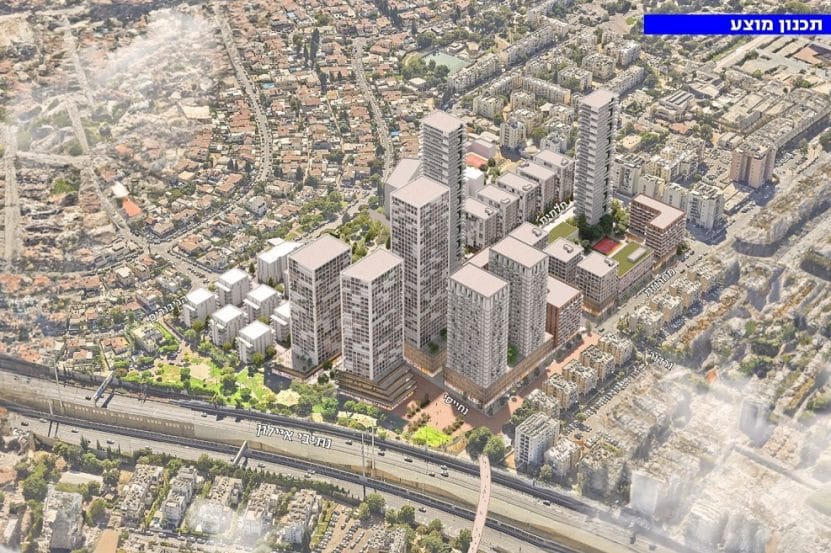 מתחם חלמית בבת ים // הדמיה: HQ architects