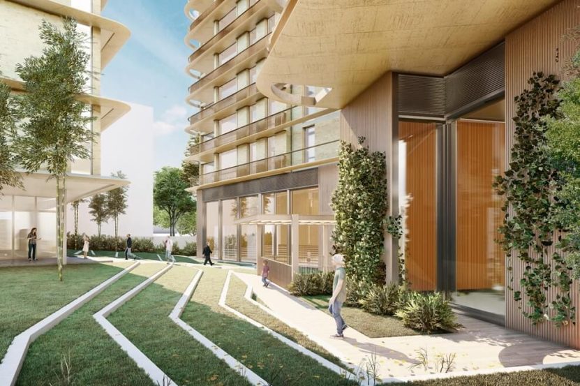 תוכנית דהומי 6 // הדמיה: פרוס אדריכלים ואסטודיו איסנסון
