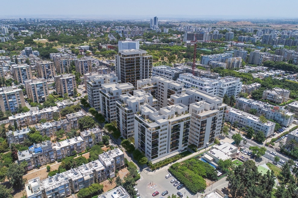 מתחם לה גוורדיה 65-71 בתל אביב // הדמייה: אלכס לובינוב