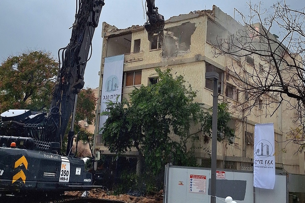 ליפסקי 18 אירוע הריסה בית וגג // צילום: יח"צ בית וגג