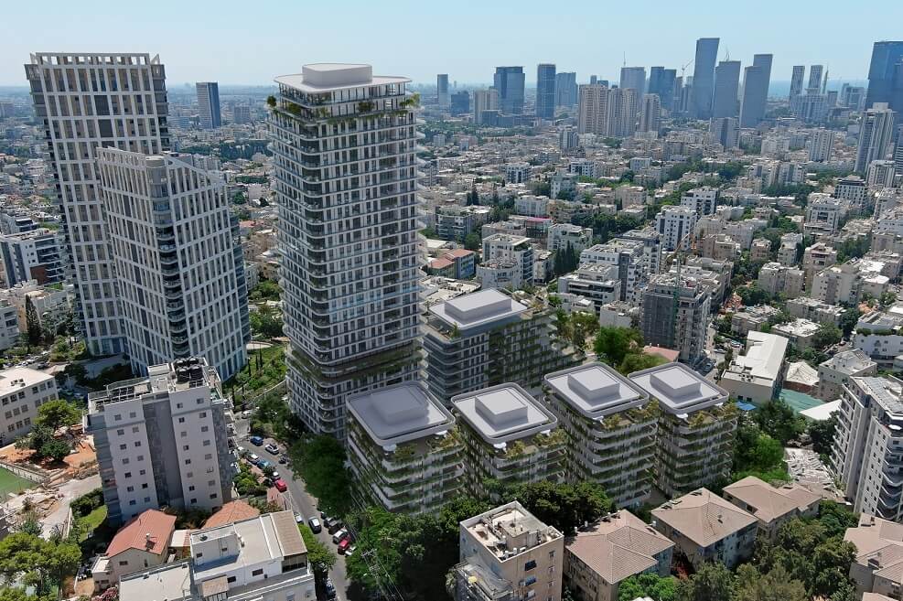 מתחם פרוג רמת גן ICR // הדמייה: זייתוני 3D