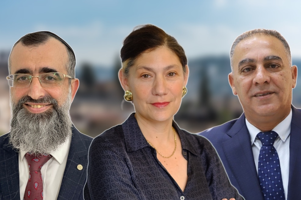 מימין: פראס בדחי // צילום: המועצה המקומית | אדר' סיגי בארי // צילום: אסף אנטמן | נתן אלנתן // צילום: אביגיל מתתוב