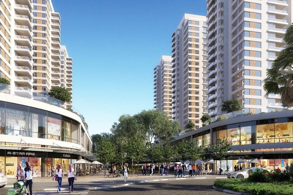שכונת שזר אור עקיבא // הדמיה: משרד האדריכלים ברלי לויצקי כסיף
