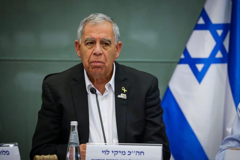 חה"כ מיקי לוי // צילום: נעם מושקוביץ דוברות הכנסת