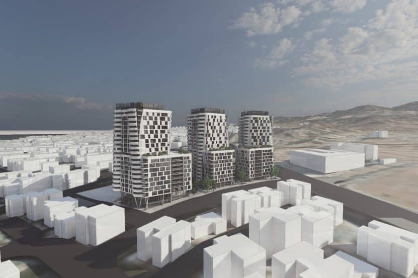 מתחם האוניברסיטה באילת // הדמיה: CityBee אדריכלים