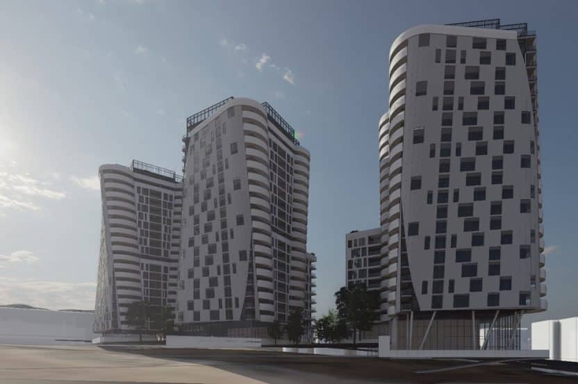 מתחם האוניברסיטה באילת // הדמיה: CityBee אדריכלים