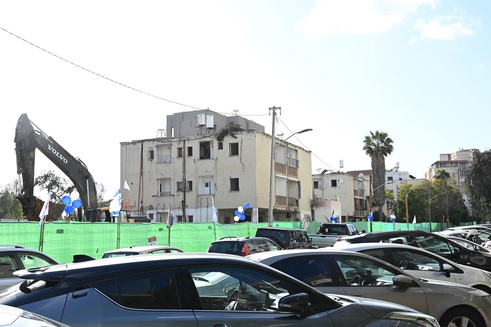 פרויקט פינוי בינוי בשכונת נווה יהושע ברמת גן // צילום: ליאת מנדל