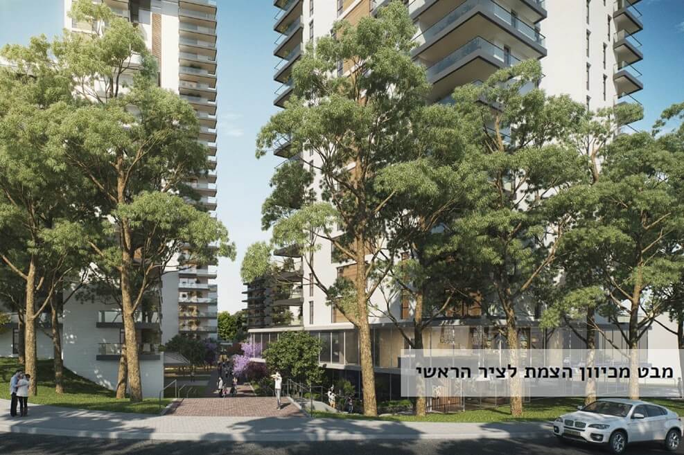 מתחם החותרים // הדמיה: א.ב. אדריכלים