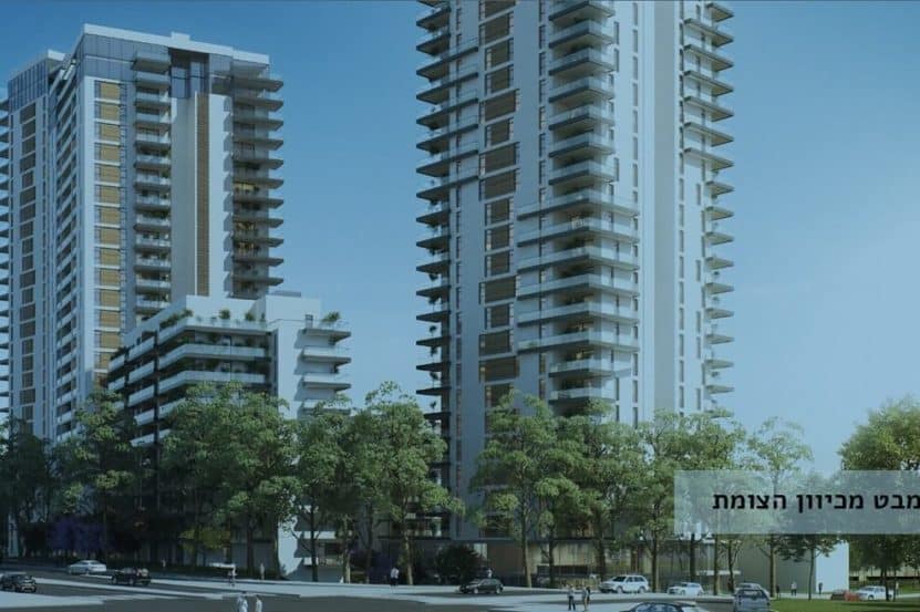 מתחם החותרים // הדמיה: א.ב. אדריכלים