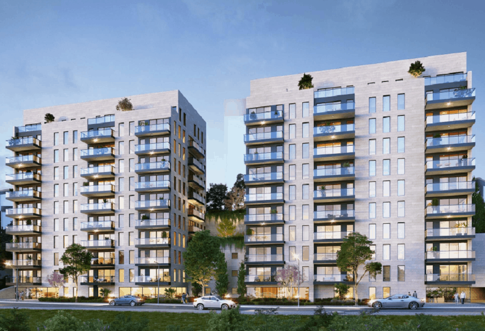 הדמיה להתחדשות עירונית ברחוב טשרניחובסקי בשכונת רסקו // משרד אדריכלים בועז ביטמן