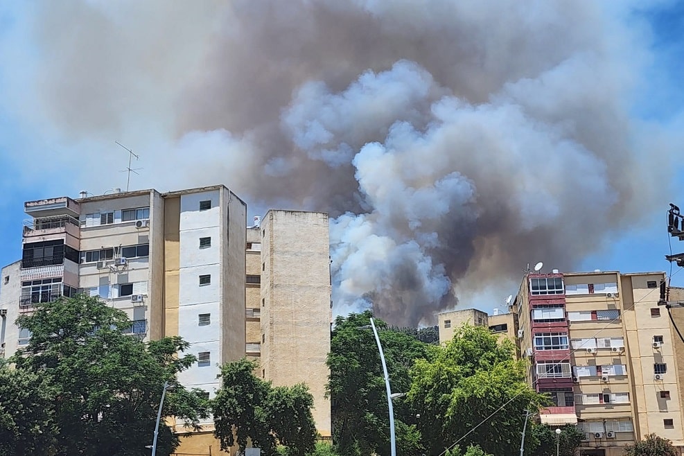 קריית שמונה בזמן ירי טילים // צילום: דורון שנפר