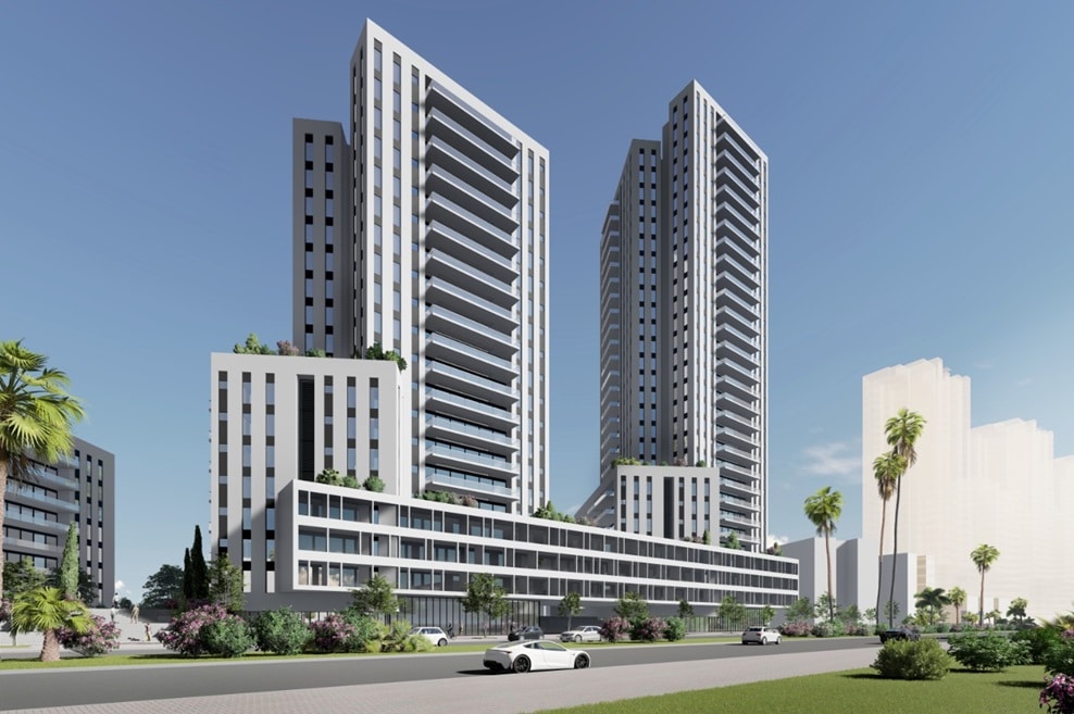 רחוב סיני בשכונה ה' בבאר שבע // הדמיה: אדריכלים V.s.o.c