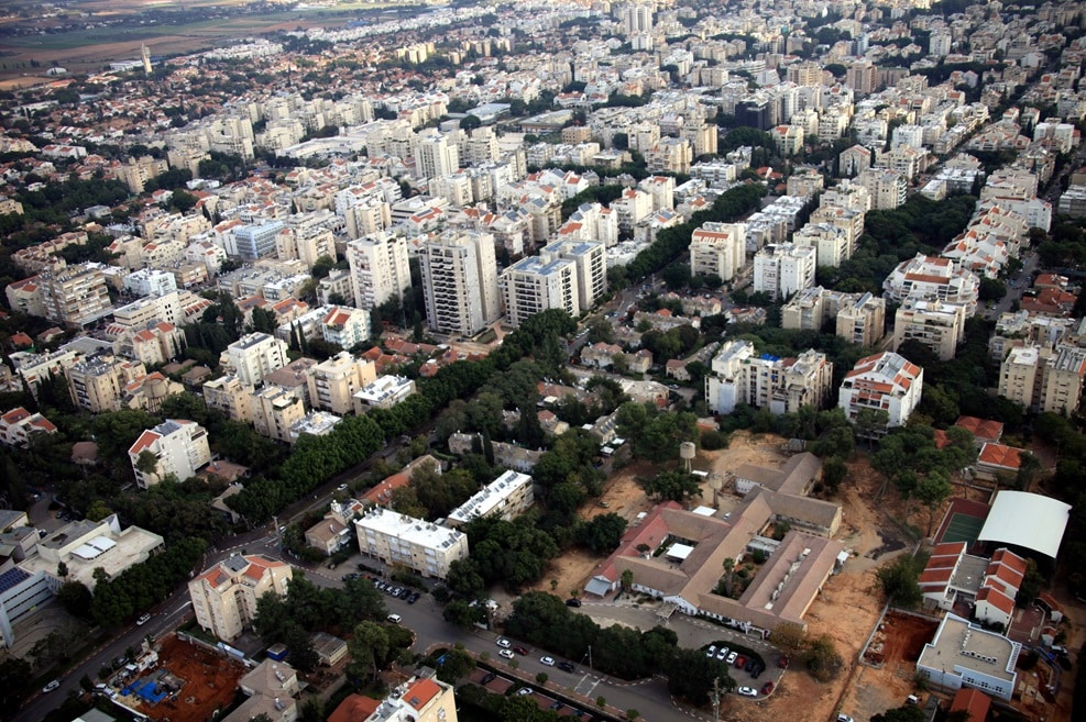 מתחם אגרון בכפר סבא // צילום: שביט צילומי אוויר